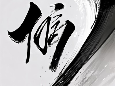 趣味书法卡通动态图，艺术与童趣的碰撞