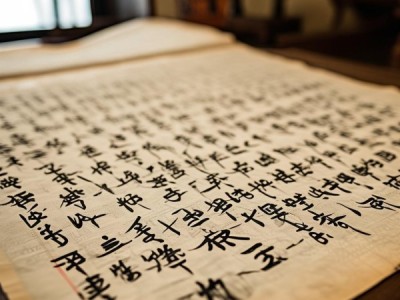 墨舞古韵，四言七行书法诗意流转