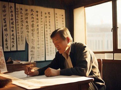 趣味书法卡通动态图，艺术与童趣的碰撞