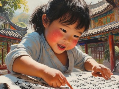 润萱阁童趣书法，传承国粹，童真笔触绘童年