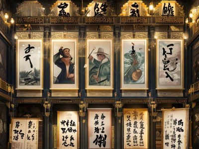 书法界璀璨之星，揭秘书法名家前十的风采