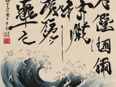 墨舞灵动，意境悠远的行书三点水书法赏析