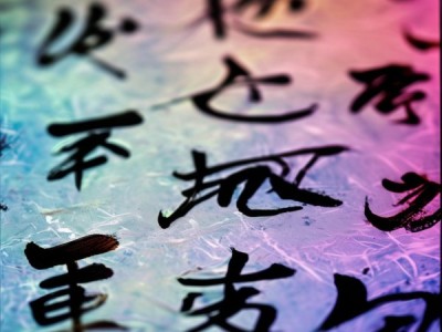 书法动态之美，图片素材中的字体魅力演绎