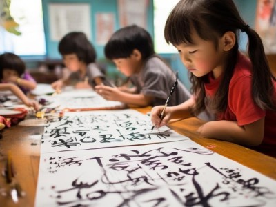 墨舞新时代，硬笔书法中的文化意境与梦想之光