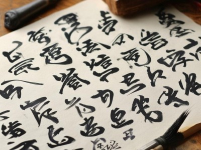 趣味书法卡通动态图，艺术与童趣的碰撞