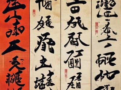 书法风采，四大名家风格迥异，作品各领风骚