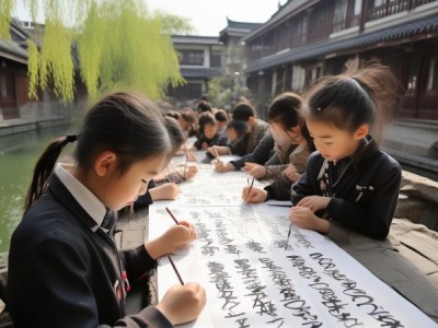 四年级学子校园书法之旅启程