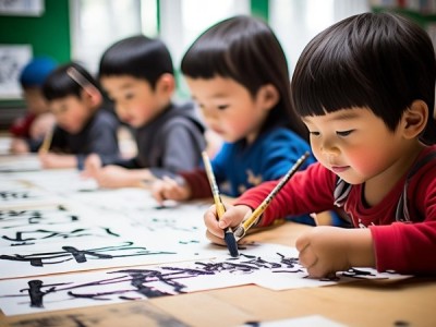 墨舞新时代，硬笔书法中的文化意境与梦想之光