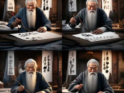 书法瑰宝传承，四大名家笔下的艺术精华