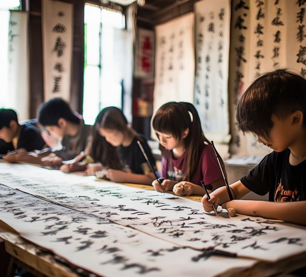 南峰书画院，硬笔书法课程启航艺术之旅，传承文化之美,南峰书画院二年级硬笔书法课程，传承文化，启航艺术之旅,书法,艺术之旅,第1张
