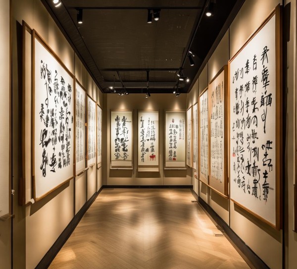 四列八行书法，传承与创新的艺术品鉴,四列八行书法作品鉴赏，传承与创新之美,书法,书法艺术,第1张