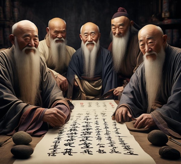 书法艺术的智慧传承，五大理论家风采录,五大书法理论家，千年书法艺术的智慧传承者,书法,书法艺术,第1张