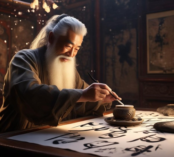 墨香流传，书法名家字画的价值与艺术魅力解析,书法名家挥毫泼墨，一字千金，揭秘书法名家字画的价值与魅力,书法,书法艺术,第1张