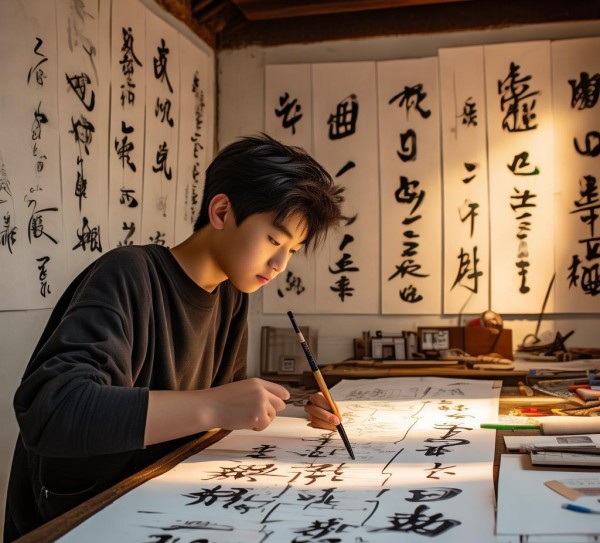 一年级行书入门佳作赏析，书法艺术初探之旅,书法艺术入门，一年级行书作品欣赏与解析,书法,书法艺术,第1张
