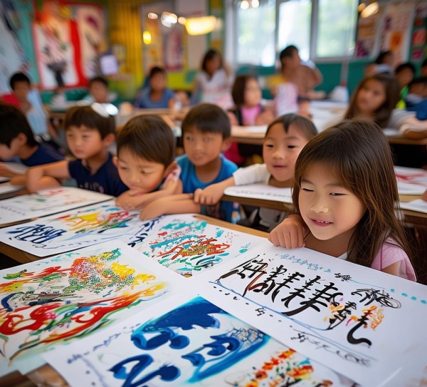 中小学生硬笔书画作品展映艺术青春风采,中小学生硬笔书画作品绽放艺术光彩,书法,书法艺术,硬笔书画,第1张