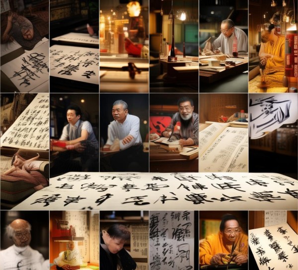 台山书法翘楚风云录，揭秘十大书法名家非凡成就,台山市书法名家风云录，揭秘书法界十大翘楚的辉煌成就,书法,第1张