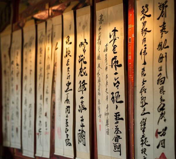 墨舞风华，6排四行书法作品视觉盛宴,墨香四溢，笔锋流转—6排四行书法作品图片赏析之旅,书法,书法艺术,第1张