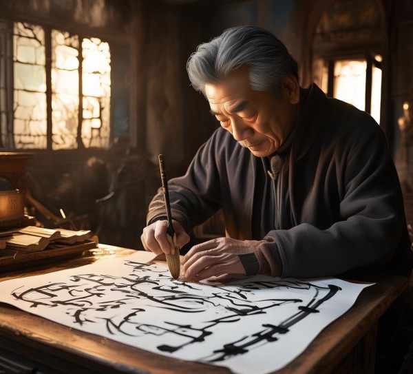 翰墨人生，书法——我生活中的灵魂伴侣,翰墨飘香，书法是我生活中不可或缺的一部分,书法,龙蛇,第1张