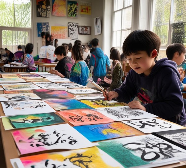 青春翰墨飘香，校园书画盛宴,墨香校园，青春绽放—中学生硬笔书画作品展掠影,书法,书法艺术,硬笔书画,第1张