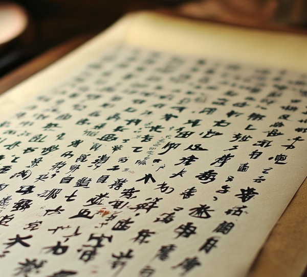 古韵流转，四字诗行书法艺术鉴赏,墨香流转，古韵盎然——四字古诗5行书法作品赏析,书法,书法艺术,第1张