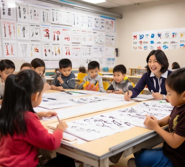 启蒙艺术之旅，二年级硬笔书画教学激发孩子书法兴趣与艺术素养,二年级硬笔书画教学计划，培养孩子书法兴趣，提升艺术素养,书法,硬笔书画,第1张