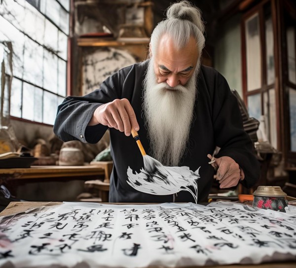 春联书法，挥洒墨香，传承独特文化韵味,挥毫泼墨间，写春联书法—一种独特的文化生活方式,书法,第1张