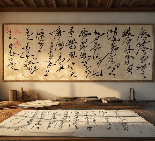 亮书法作品展现传承之美，最新动态飘溢传统文化魅力,张亮书法作品最新动态，墨香飘溢，传承中华传统文化之美,书法,书法艺术,第1张