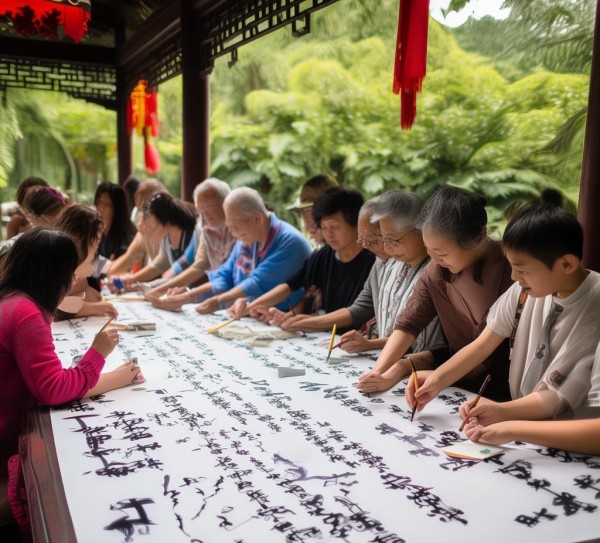 十月一书法生活节，传承文化，尽享生活美学之旅,书法十月一招生活动，传承文化，品味生活之美,书法,书法艺术,传统艺术,第1张