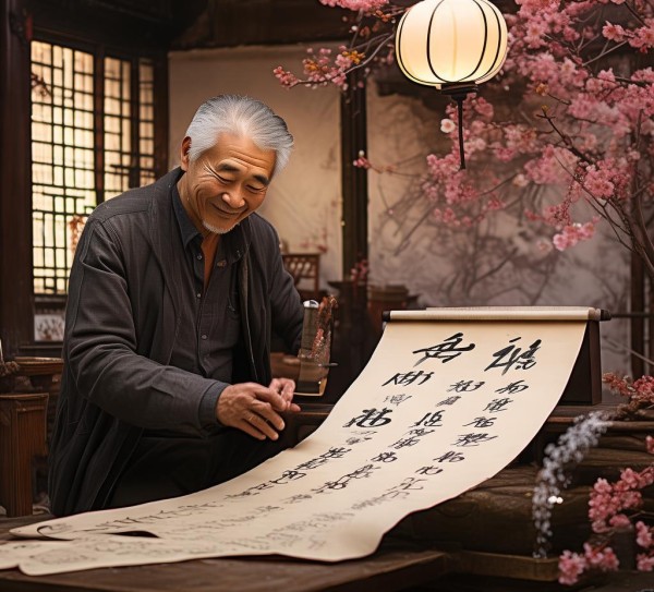 诗意人生，书法中的生活热爱,热爱生活的每一天—书法中的诗意人生,书法,第1张