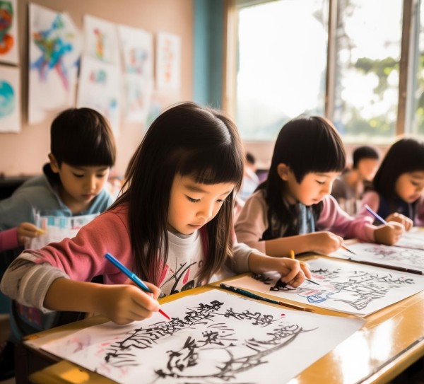 一年级下册硬笔书画，开启孩子艺术启蒙之旅,一年级下册硬笔书画，孩子们的艺术启蒙之旅,书法,书法艺术,硬笔书画,第1张