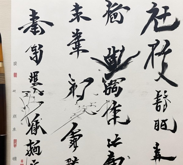 墨舞飞鸿，字行书书法作品艺术魅力深度解析,墨舞飞鸿，一纸行书，深度解析一幅字行书书法作品的艺术魅力,书法,书法艺术,第1张