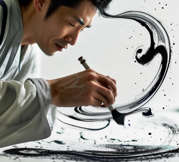 折笔换锋，书法动态图中的艺术魅力与技巧揭秘,书法之美，折笔换锋动态图中的艺术魅力与技巧解析,书法,书法艺术,第1张