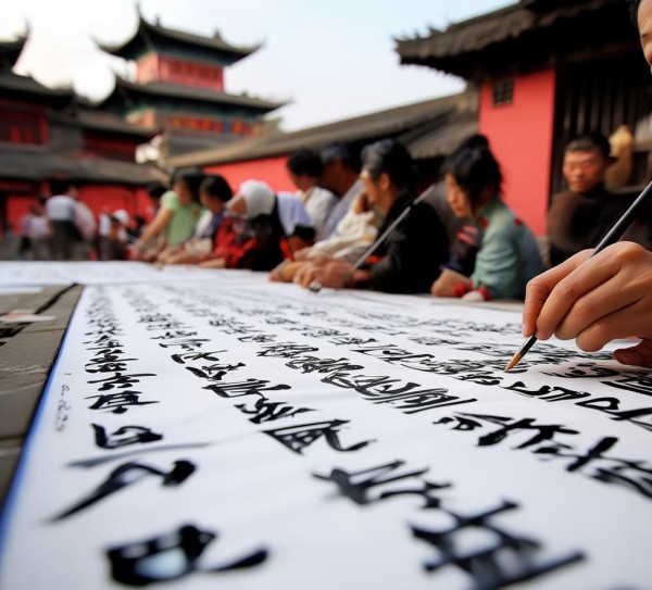 五台县书法名家齐聚，传承与创新中的书法艺术探索,五台县书法名家荟萃，探寻书法艺术的传承与创新,书法,书法艺术,第1张