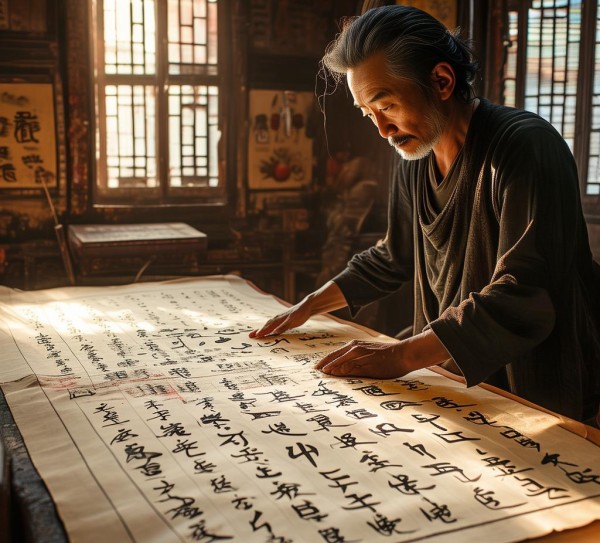三字经书法名篇探秘，作者身份之谜揭晓,探寻三字经书法名篇，揭秘其作者之谜,书法,书法艺术,第1张