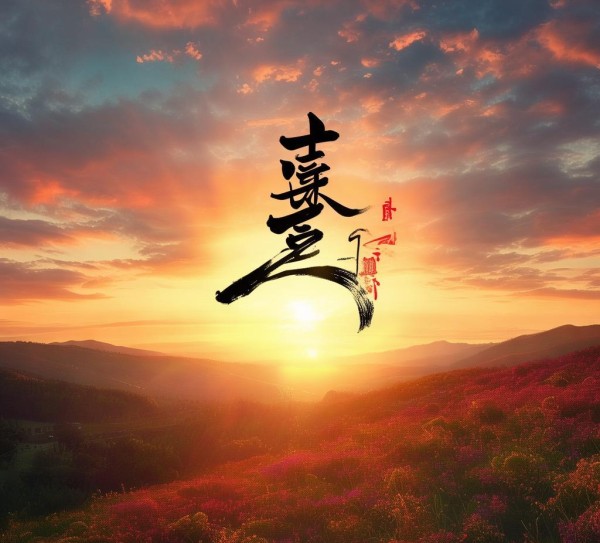 晨曦书法，每日好心情的开始,晨曦映照，书法字早上好动态图片，唤醒美好心情,书法,书法艺术,第1张