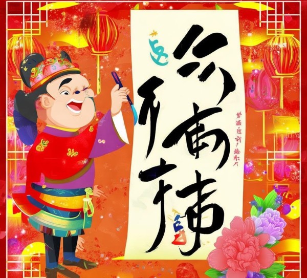 新春书法家笔尖下的美好祝福,书法家新春快乐动态图片，书写美好，传递祝福,书法,书法艺术,龙蛇,第1张