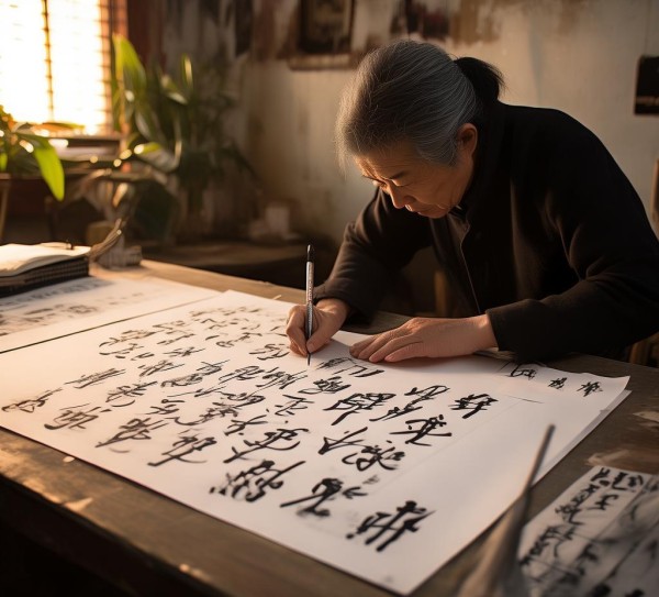翰墨流转，硬笔会员风采——书画家协会笔韵情深纪实,墨香流转，翰墨情深—记东方书画家协会硬笔会员的风采展现,书法,书法艺术,传统艺术,第1张