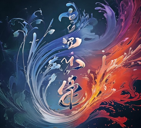 墨舞光影，探寻动态背景中的书法艺术之美,墨舞光影，动态背景图片下的书法艺术魅力——高清书法作品赏析,书法,书法艺术,传统艺术,第1张