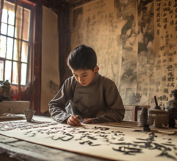 四年级书法核心知识点揭秘，文化传承与心灵滋养之道,四年级书法基本知识点解析，传承文化，润泽心灵,书法,书法艺术,第1张