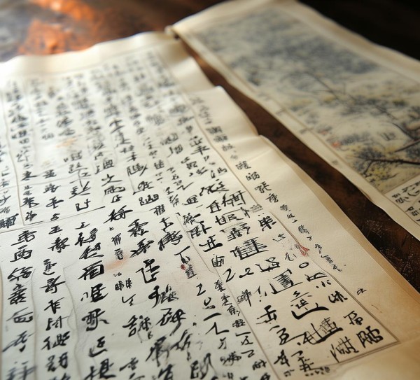 千字文艺术魅力，硬笔行书与孔臣书画的完美融合,千字文中的艺术魅力，硬笔行书与孔臣书画的完美融合,书法,书法艺术,第1张