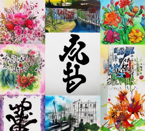 青春墨韵，大学生硬笔书画作品风采展,大学生硬笔书画作品绽放青春风采——图片展示与鉴赏,书法,书法艺术,硬笔书画,第1张