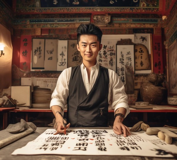 书法界新星璀璨，名家崛起传奇录,近年来书法界的璀璨之星，书法名家崛起的故事,书法,书法艺术,第1张
