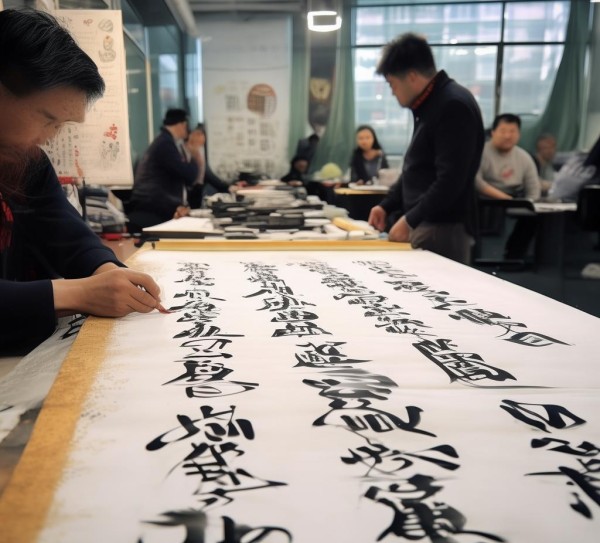 苏红兵挥毫传承，书法艺术焕新彩,新闻动态，书法家苏红兵挥毫泼墨，传统文化焕发新光彩,书法,书法艺术,第1张