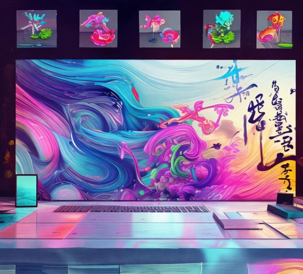 探索书法之美，3D动态壁纸安装，焕新你的桌面视觉体验,书法艺术新体验，3D动态壁纸下载与安装指南，让你的桌面活起来！,书法,书法艺术,第1张