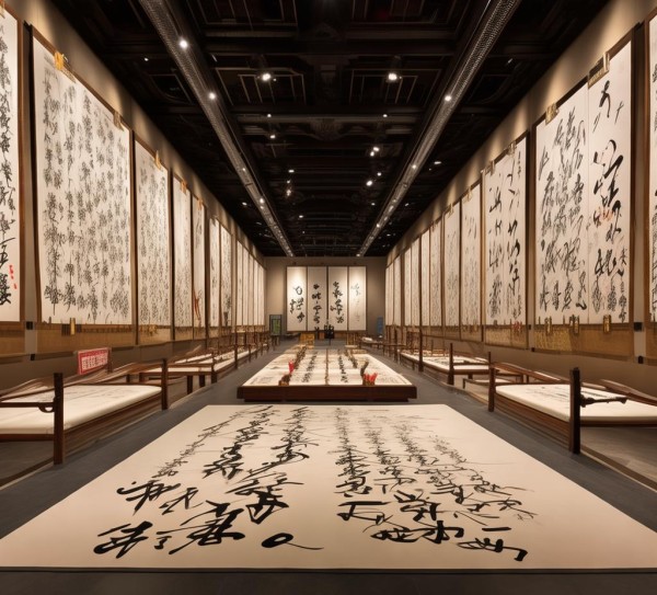 翰墨飘香，第一届书法名家作品集盛展开幕,墨香四溢，翰墨飘香——第一届书法名家作品集展盛大开幕,书法,书法艺术,第1张
