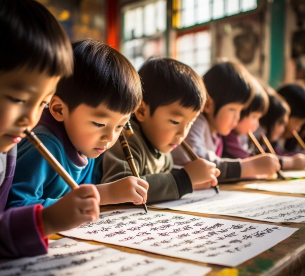 硬笔书画古诗，一年级学子传承文化智慧之旅,一年级硬笔书画古诗，传承文化，启迪智慧,书法,硬笔书画,第1张